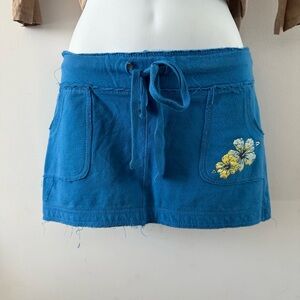 Y2k Bongo Blue Micro Mini Skirt 🐬💙